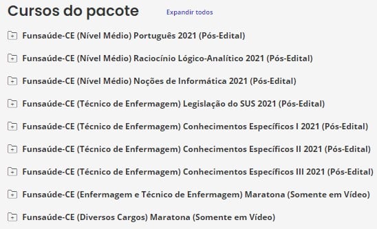 Funsaúde-CE (Técnico de Enfermagem) Pacote Completo 2021 (Pós-Edital)