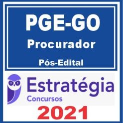 PGE-GO (Procurador do Estado) Pacote - 2021 (Pós-Edital)