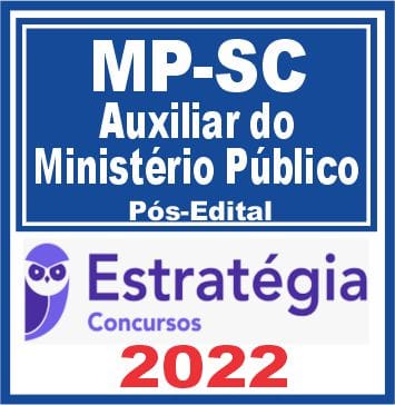 MP-SC (Auxiliar do Ministério Público) Pacote - 2022 (Pós-Edital)
