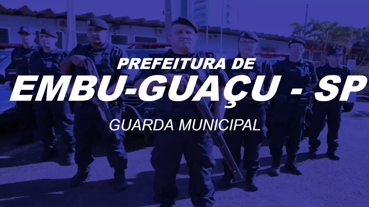 Concurso GCM de Embu-Guaçu SP