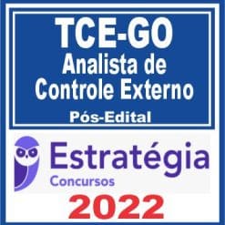TCE-GO (Analista de Controle Externo - Controle Externo) Pacote - 2022 (Pós-Edital)