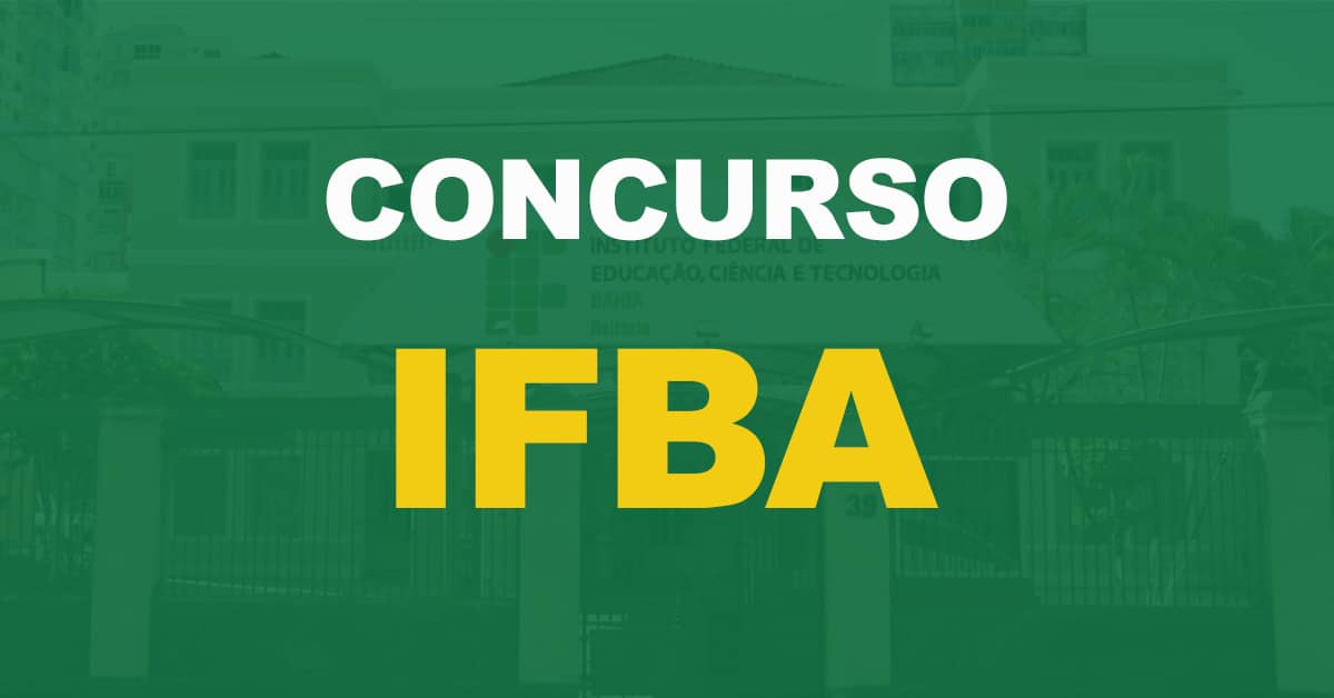 Concurso IFBA