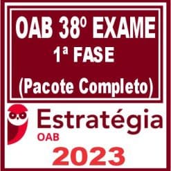 OAB XXXVIII Exame - 1ª Fase - Pacote Completo
