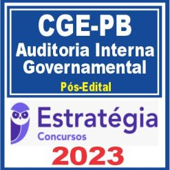 cge pb auditoria interna governamental