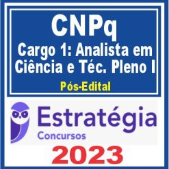 cnpq cargo 1 analista em ciencias e tecnologia