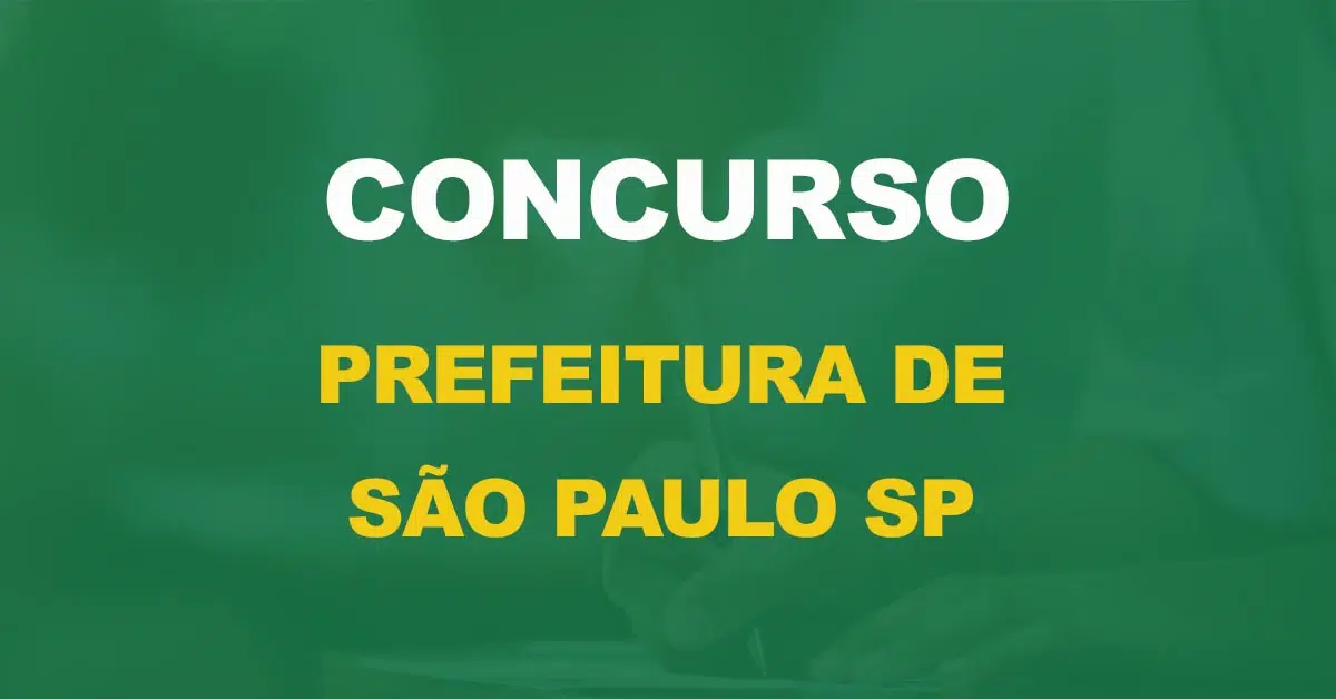 Concurso Prefeitura São Paulo