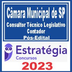 Câmara Municipal de São Paulo-SP (Consultor Técnico Legislativo - Contador)