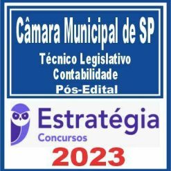 Câmara Municipal de São Paulo-SP (Técnico Legislativo - Contabilidade) Pós Edital