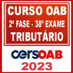 OAB 2ª Fase 38 (Direito Tributário) Cers 2023