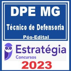 DPE MG (Técnico de Defensoria) Pós Edital - Estratégia 2023