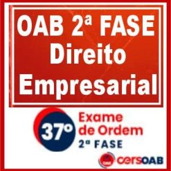 OAB 2ª Fase 37 (Direito Empresarial) Cers 2023