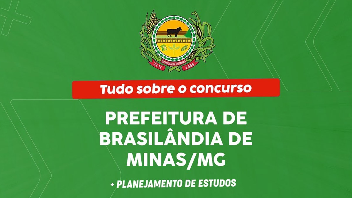 Concurso Brasilândia de Minas MG, Concurso Público, Brasilândia de Minas MG